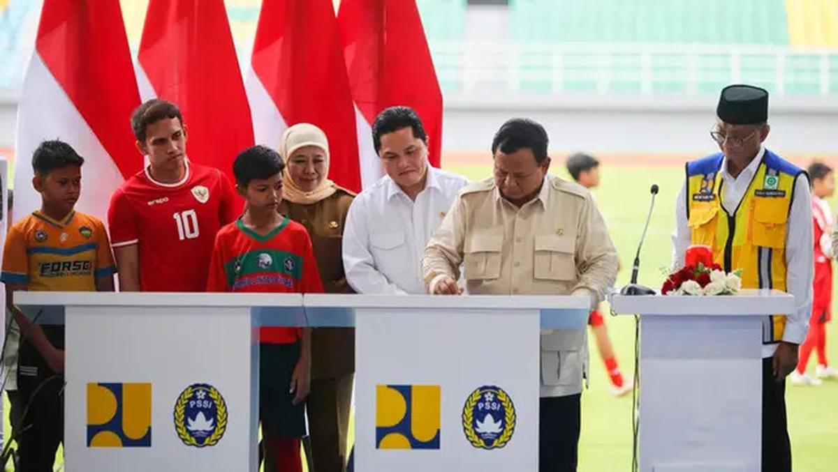 Usai Direnovasi, Presiden Prabowo Resmikan 17 Stadion Berstandar FIFA