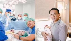 Potret Kelahiran Anak Ketiga Ahok dan Puput Nastiti/ Instagram @BTPND