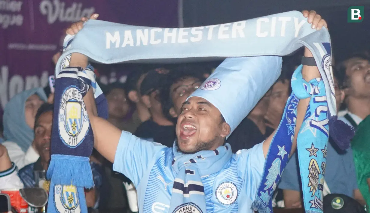 City sukses menaklukkan West Ham United dan sekaligus mengunci posisi puncak klasemen Premier League musim ini 91 poin. (Bola.com/Syahkist Afi Daib)