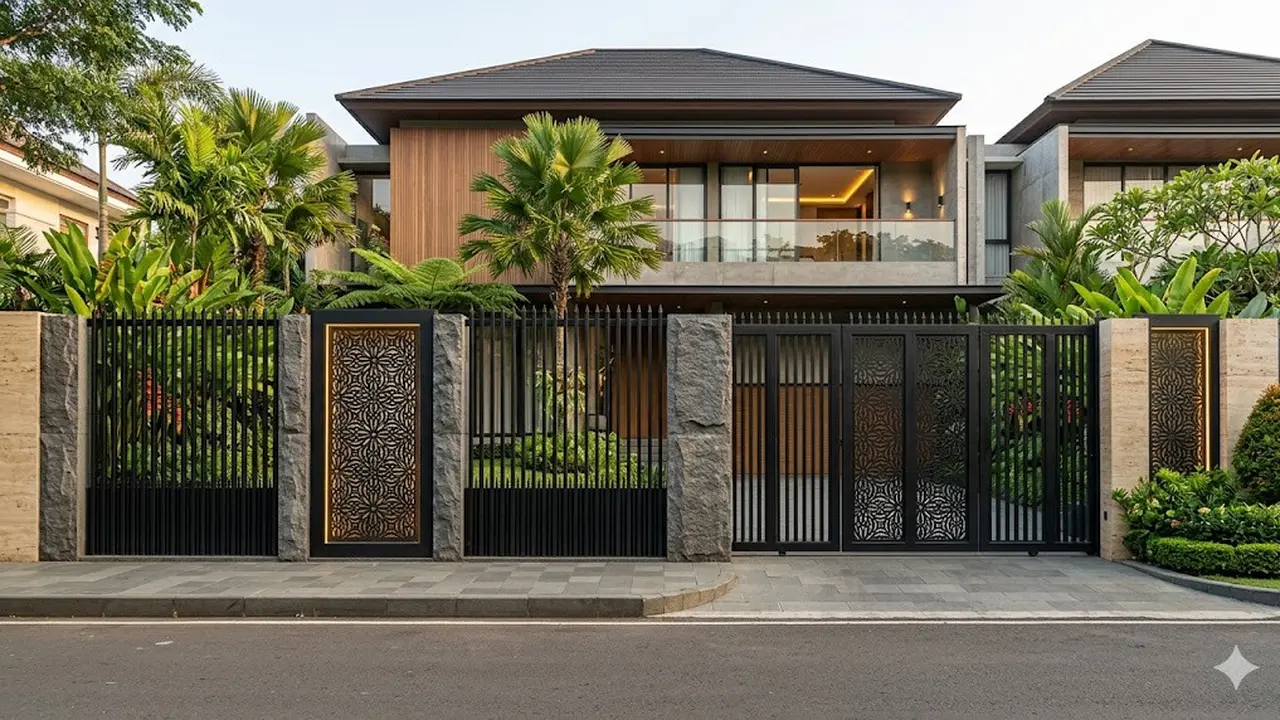 Desain Pagar Modern yang Sulit Dipanjat Tetapi Tetap Estetik
