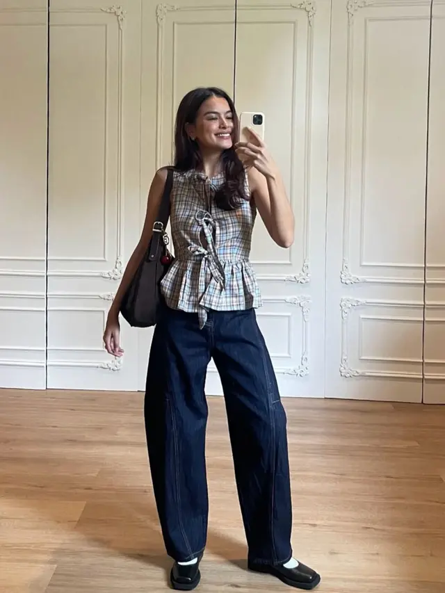 Eva Celia Hadirkan Gaya 80s-90s dengan Sentuhan Kekinian (Instagram/@evacelia)