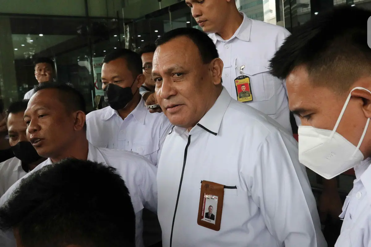 Firli Bahuri usai Diperiksa Dewas KPK
