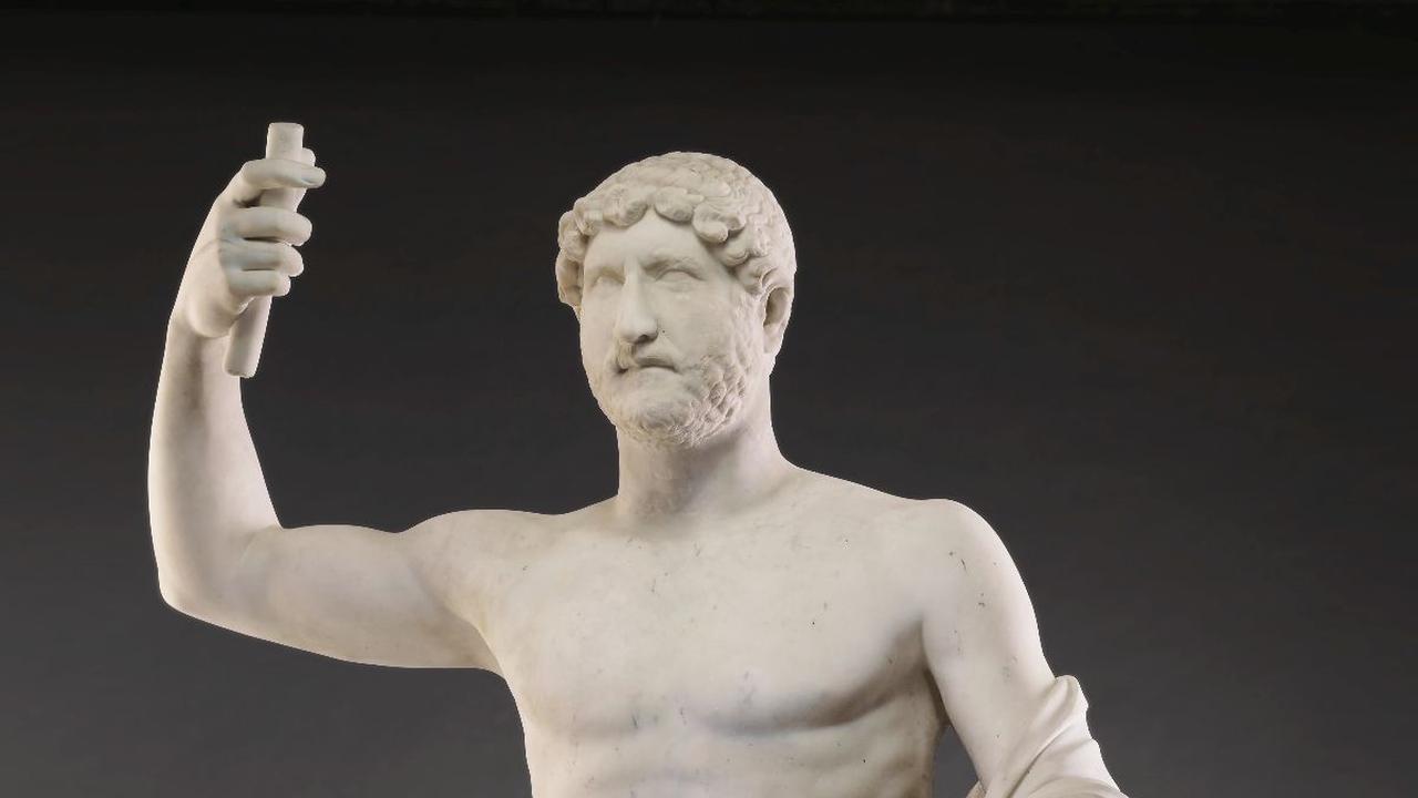 Marble Statue of The Emperor Hadrian, Rome, Ca. 117-138 AD