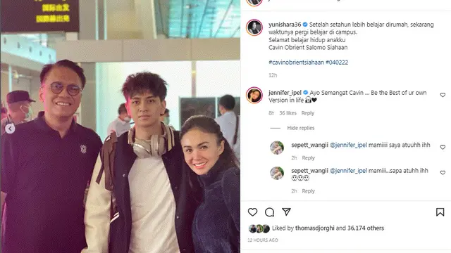 Yuni Shara lepas anak sulungya untuk kuliah di luar negeri