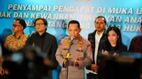 Kapolri Jenderal Listyo Sigit Prabowo bersama koalisi masyarakat sipil serta lembaga lainnya di PTIK, Jakarta Selatan, Senin (29/9/2025). (Dok. Istimewa)