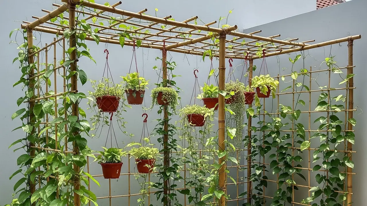 9 Model Kebun Rambat DIY untuk Halaman Belakang Rumah, Bikin Asri dan Sejuk