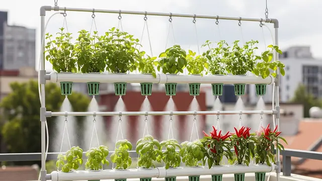 desain kebun sayur aeroponik mini
