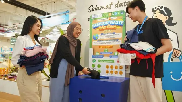 Kolaborasi Mengelola Limbah Fesyen di Hari Bumi 2024.  foto: istimewa