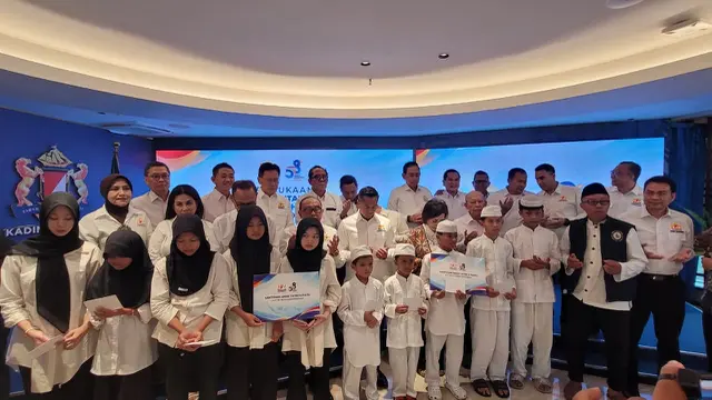 Tasyakuran HUT ke-58 Kadin Indonesia di Jakarta, Kamis (24/9/2026). (Liputan6.com/Dreyandra)