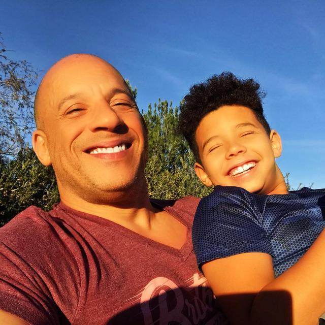 Vin Diesel dan anak. (Instagram/ vindiesel)