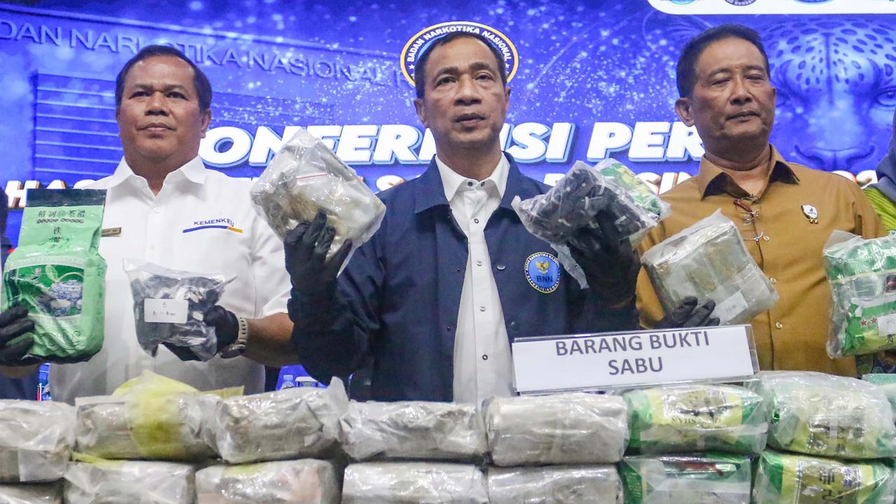 FOTO: Operasi Saber Bersinar Ungkap 715 Kasus Narkotika