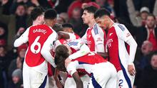 Berkat hasil ini, Arsenal naik ke peringkat dua klaseme dengan poin 43 sekaligus memperpendek jarak dengan Liverpool menjadi hanya empat poin. Spurs sendiri tercecer di peringkat 13 dengan poin 24. (Bradley Collyer/PA via AP)