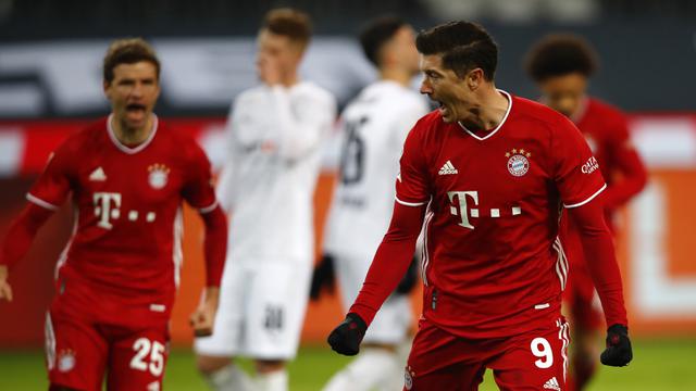 FOTO: Sempat Unggul 2-0, Bayern Munich Kalah 2-3 di Kandang Borussia Moenchengladbach
