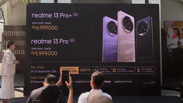 Harga resmi peluncuran Realme 13 Pro 5G dan 13 Pro Plus 5G