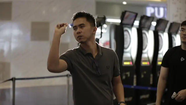 Pemain darts Indonesia, M. Yandra Rizano. (Indonesia Entertainment Group)