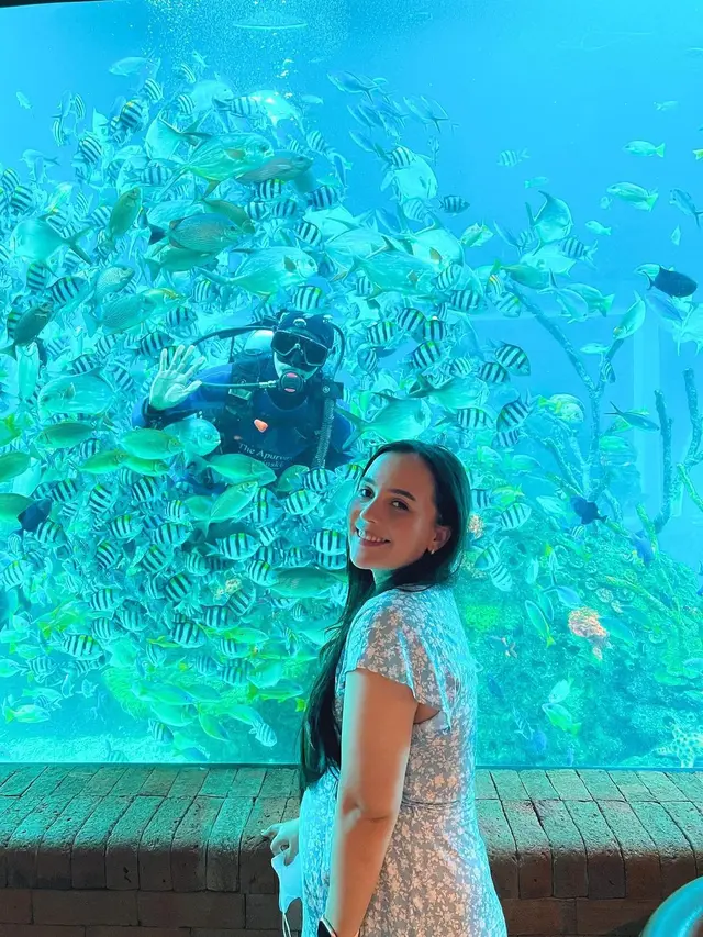 Lidi Brugman hamil anak kedua tengah berlibur di Bali (Foto: Instagram/@lidibrugman)