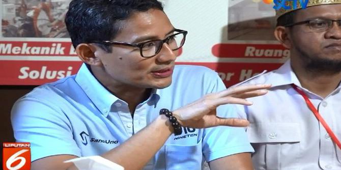 Pesan Sandiaga pada Pengusaha Muda dan Kaum Milenial di Tarakan