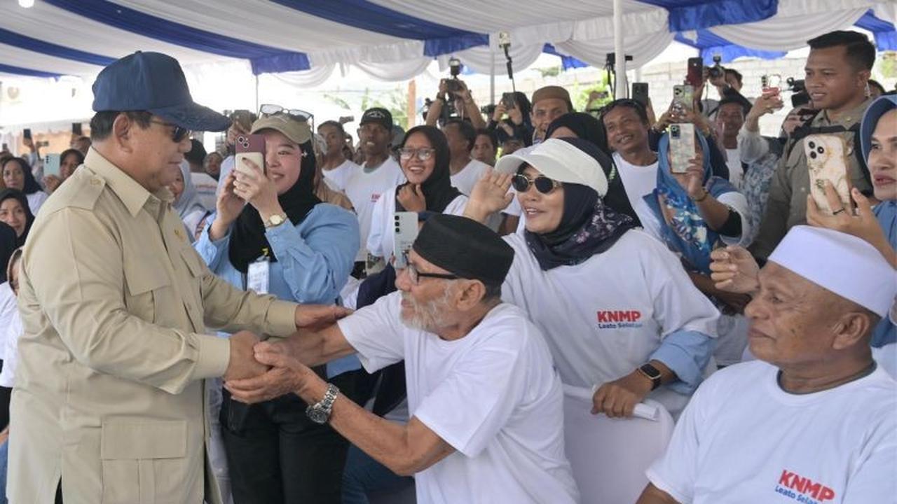 Prabowo Tegaskan Komitmen Pemerintah Tingkatkan Kesejahteraan Nelayan Seluruh Indonesia