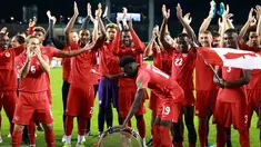 Kanada memang tak memiliki sejarah bagus di ajang Piala Dunia. Inilah kali kedua mereka ambil bagian setelah yang pertama di Piala Dunia 1986. Kanada borpotensi menjadi ancaman khususnya di Grup F yang berisi Belgia, Maroko, dan Kroasia. Pasalnya, tim tersebut dihuni oleh dua pemain top yang bermain di klub beken Eropa, yaitu Alphonso Davies (winger Bayern Munich) dan Jonathan David (striker Lille). (Getty Images via AFP/Vaughn Ridley)