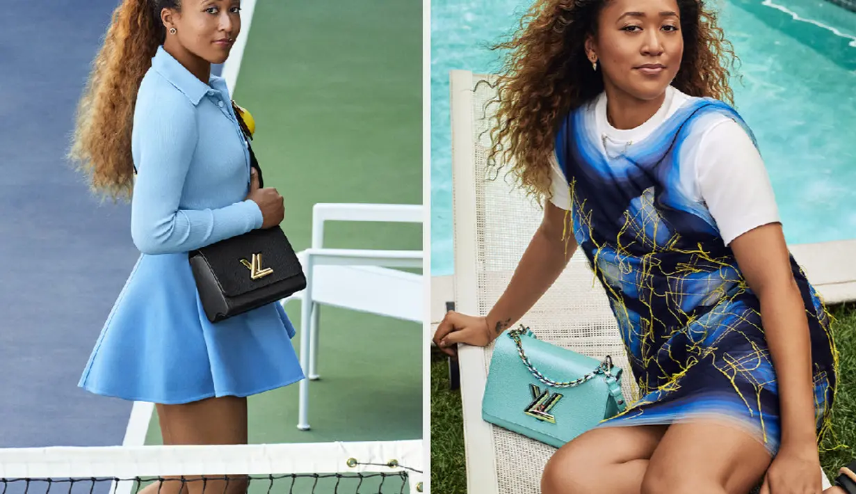 Prestasi Naomi Osaka di dunia tenis membuatnya dilirik oleh Louis Vuitton sebagai brand ambassador sejak 2021. Dalam kampanye terbaru Louis Vuitton, Naomi Osaka dipercaya untuk menjadi wajah dan mengenakan outfit warna-warni layaknya cewe kue (Louis Vuitton)