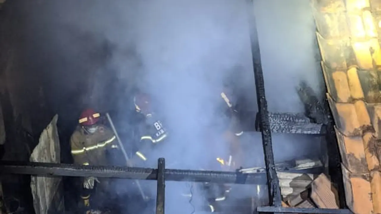 Malam takbir, dua bangunan terbakar di Bantul Yogyakarta