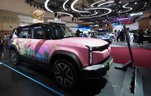 Chery J6 Pink, SUV Listrik Offroad dengan Desain Feminin di GJAW 2024
