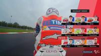 Pebalap Ducati, Andrea Dovizioso, menjadi rider kesembilan yang bisa juara pada MotoGP 2016. Dia memenangi balapan MotoGP Malaysia, Minggu (30/10/2016). (Bola.com/Twitter/MotoGP)