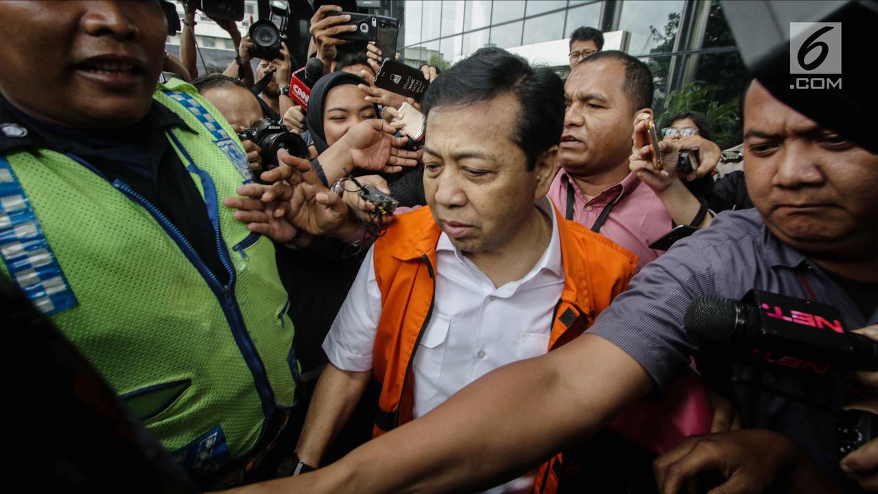 Usai Diperiksa MKD, Setya Novanto Pilih Bungkam Kepada Media
