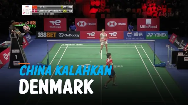 VIDEO: China Kalahkan Denmark di Grup D Piala Uber