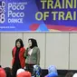 Penasihat Dharma Wanita Persatuan (DWP) Kemenpora Shobibah Rohmah membuka acara Training Of Trainer (ToT) The Largest Poco-Poco Dance World Records 2018