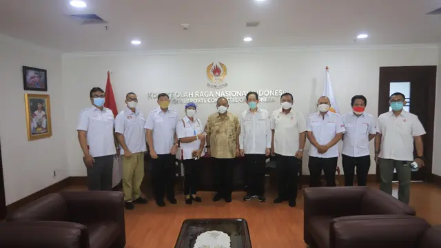 Pengurus Modern Pentathlon Indonesia Bertemu Ketum KONI