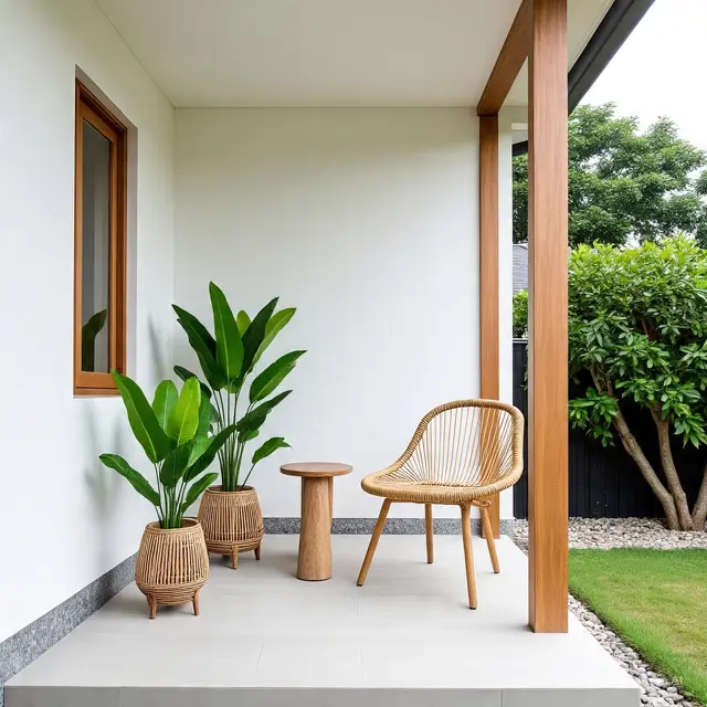 Teras yang Cocok untuk Rumah Kecil (Image by AI)
