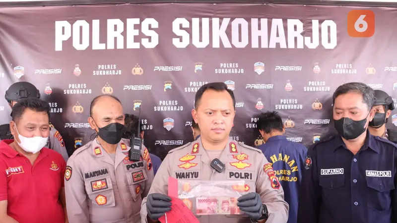 Polres Sukoharjo Ungkap Kasus Peredaran Uang Palsu