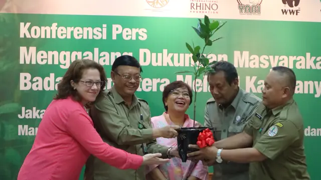 Inilah Kado Spesial Ulang Tahun Pertama Badak Sumatera Delilah