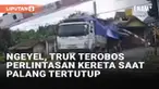 Setiap pengendara perlu mengutamakan keselamatan dan kesabaran saat berkendara. Jangan sampai ego mengalahkan faktor keselamatan seperti yang dilakukan sopir truk di Rangkasbitung, Lebak, Banten berikut ini. Seorang sopir menerobos perlintasan KA sec...