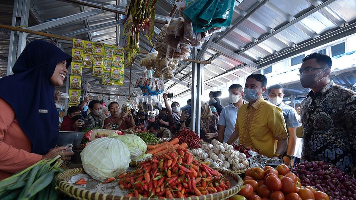 Kunjungi Pasar Tradisional Di Serang Wamendag Diapresiasi Pedagang Bisnis