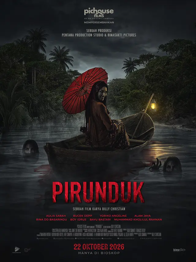 Poster film Pirunduk. (Pichouse Films, Pentana Production Studio, dan Bimasakti Pictures Production)