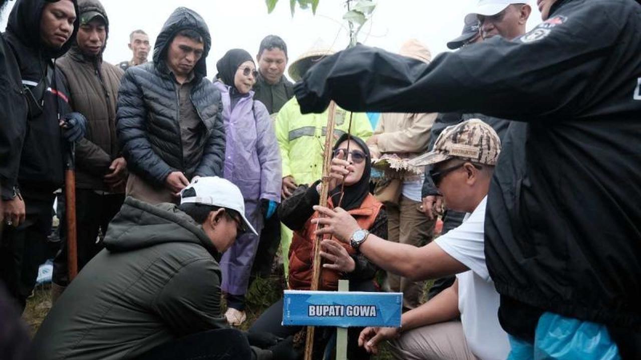 Galakkan Gerakan Penghijauan Gowa, Pemkab Gowa Tanam 10 Ribu Pohon untuk Cegah Bencana