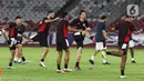 Sebelumnya, skuad Garuda telah melakukan dua sesi latihan di Stadion Madya, Kompleks Gelora Bung Karno, Jakarta. (Liputan6.com/Angga Yuniar)