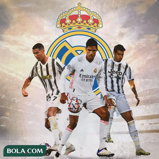 Real Madrid - Cristiano Ronaldo, Raphael Varane, Alvaro Morata
