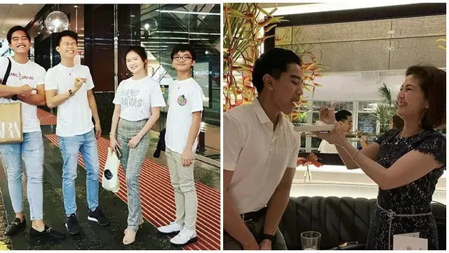 Diisukan Sudah Lamaran, Ini 6 Potret Kedekatan Kaesang dan Keluarga Felicia Tissue