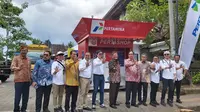 PT Pertamina Persero meluncurkan Pertamina Shop atau Pertashop di Desa Mengwi, Kecamatan Mengwi, Kabupaten Badung, Bali, Kamis (27/2/2020).