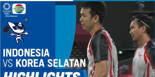 VIDEO: Mohammad Ahsan / Hendra Setiawan Tak Terkalahkan di Grup D dan Lolos ke Perempat Final Bulutangkis Olimpiade Tokyo 2020