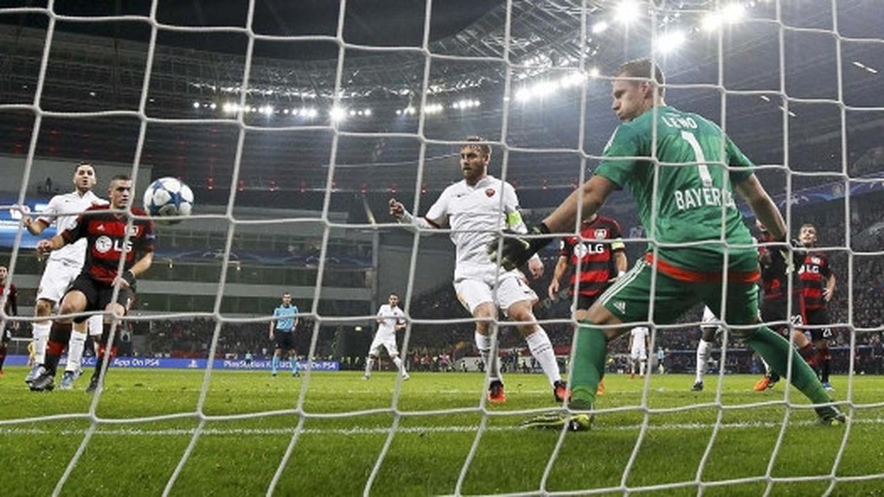 Duel sengit Leverkusen vs AS Roma berujung imbang 4-4