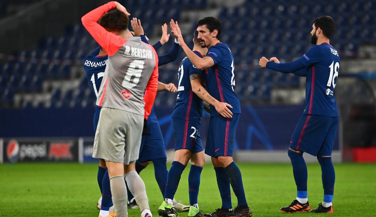 FOTO: Taklukan RB Salzburg, Atletico Madrid Lolos ke 16 ...