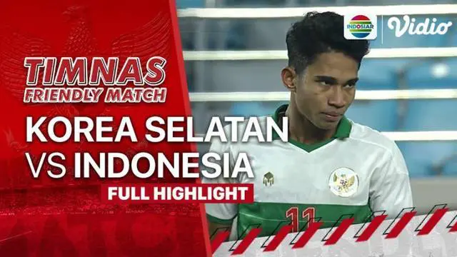 Berita Video, Highlights Pertandingan Uji Coba antara Timnas Indonesia U-19 Vs Korea Selatan U-19 pada Selasa (29/3/2022).