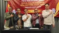 Timsel KPU Jatim mengumumkan 14 nama yang lolos tes kesehatan dan wawancara. (Istimewa)