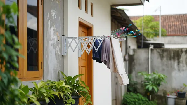 Inspirasi Tempat Jemur dengan Jalur Angin Alami/Gemini AI