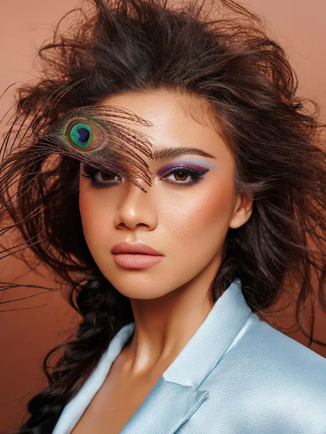Tampil Beda, Ini 6 Pemotretan Angela Gilsha yang Makeup dan Gaya Rambutnya Curi Perhatian