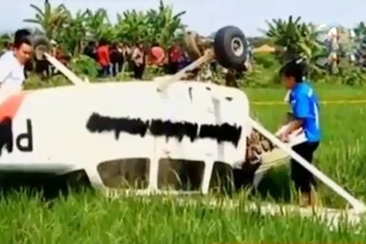 Pesawat Cessna Jatuh